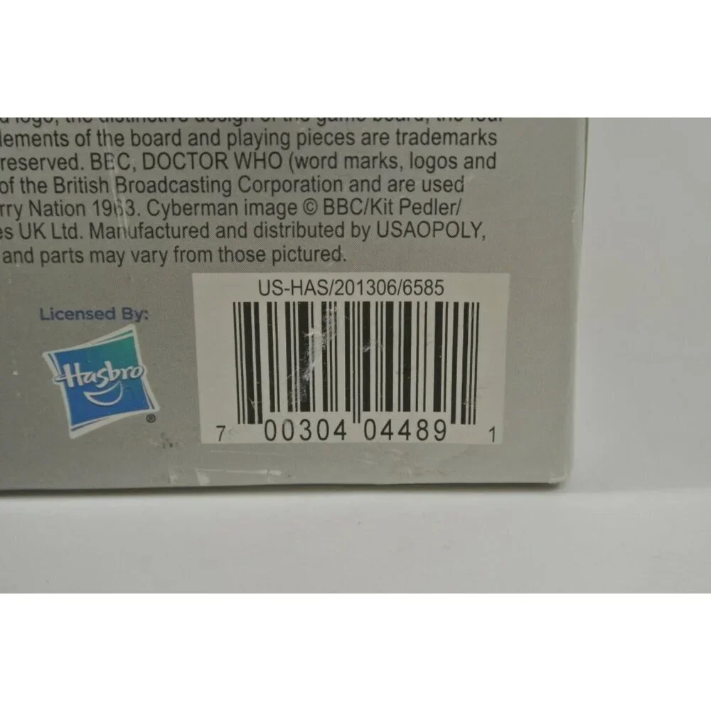 Monopoly Doctor Who Board Game BBC 50th Anniversary Edition Complete 2012 - Picture 8 of 10
